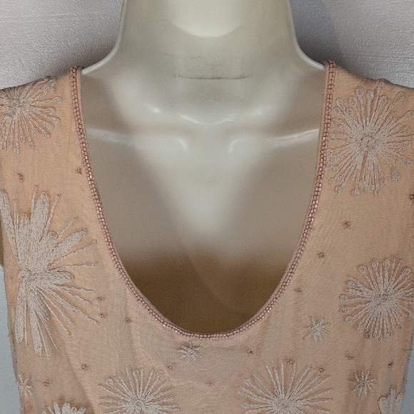 Sundance Beaded Embroidered Sheath Dress - Picture 6 of 9